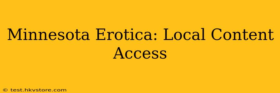 Minnesota Erotica: Local Content Access